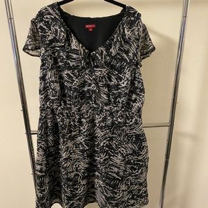 Pocket Splattered Dress